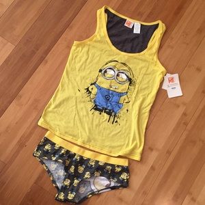 Minion Tank and Panty Set Medium
